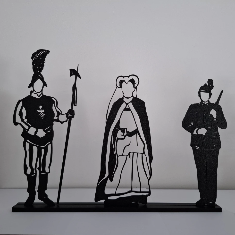 Combo - 3 Acteurs - sur rail de 30cm