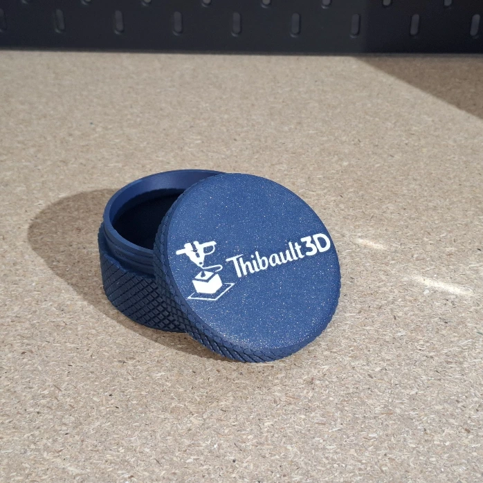 Boite 80 x 40mm  - Personnalisé (Beta, Blanc)