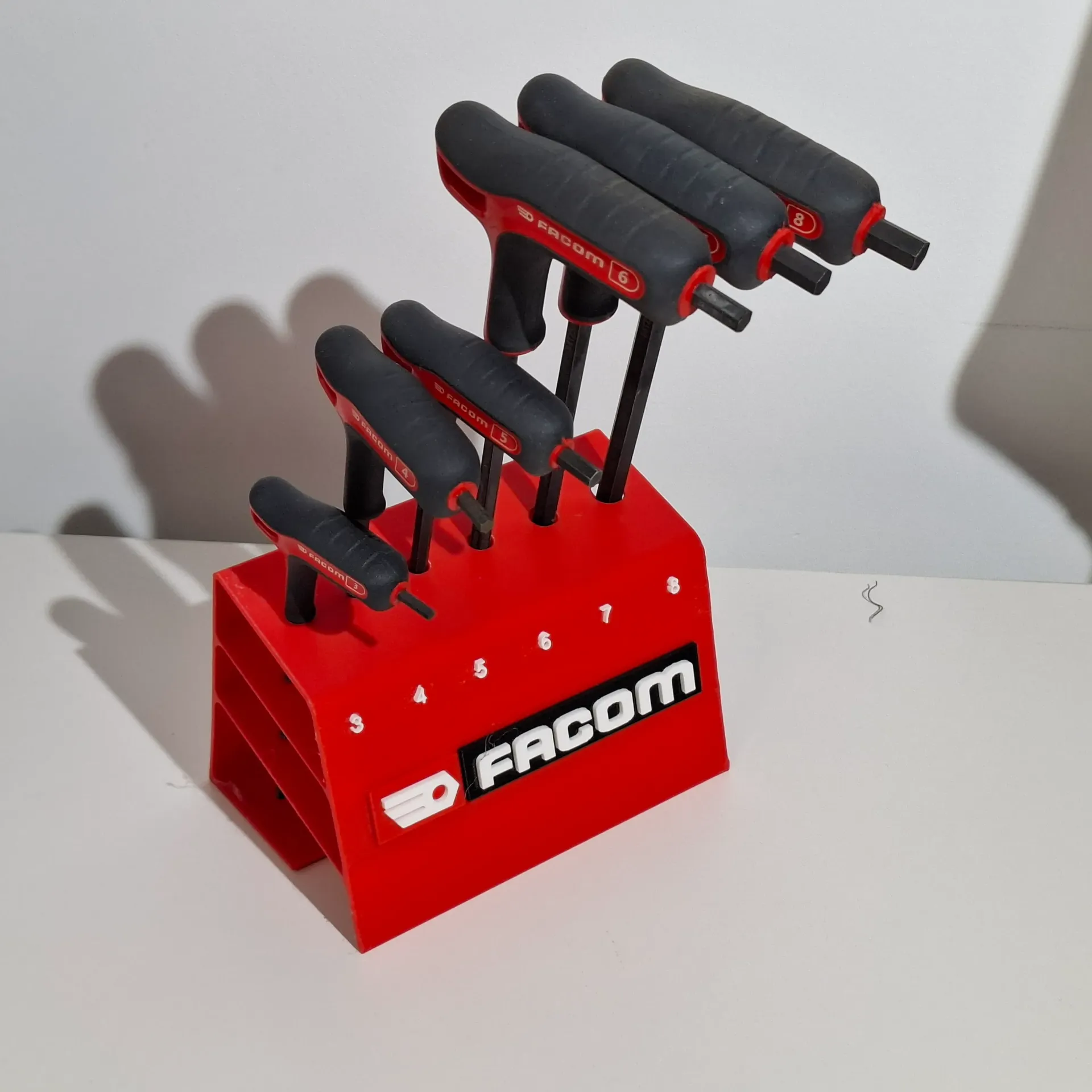 Allen Key Holder - Facom - Red (Noir, Facom)